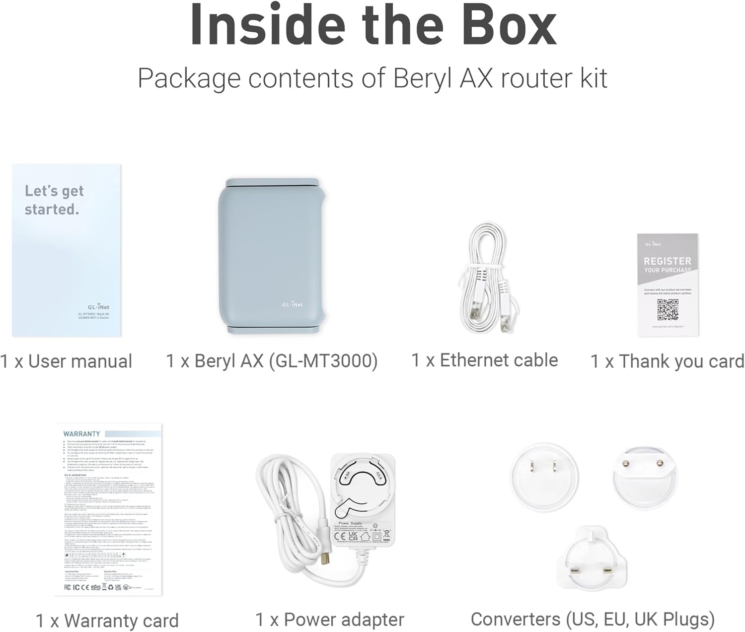 GL.iNet GL-MT3000 (Beryl AX) Portable Travel Router, Pocket Wi-Fi 6 Wireless 2.5G Router, Portable VPN Routers WiFi for Travel, Public Computer Routers, Business, Moblie/RV/Cruise/Plane - Image 6