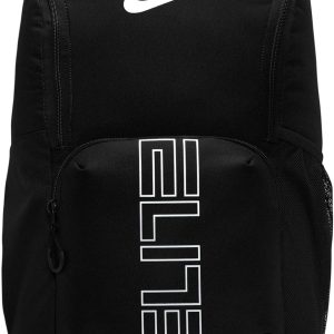 Nike, Unisex, Varsity Elite Backpack (32L), Black/Black/Metallic Silver, One Size